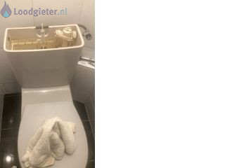 Loodgieter Leiden Lekkage oplossen en vast schroeven toilet